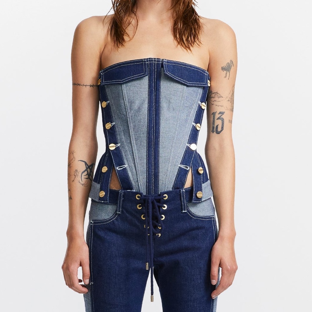 NWT Dion Lee Inverse Utility Corset